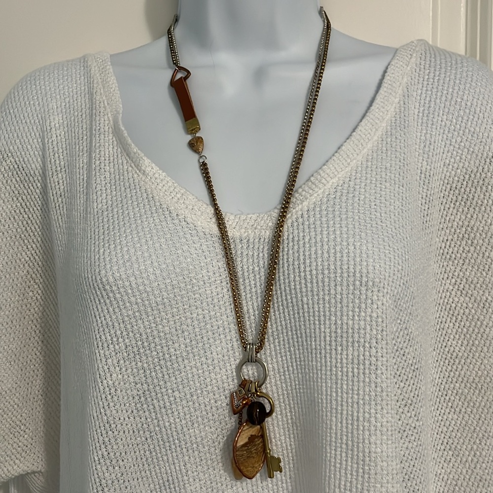 Silpada Sterling silver and bras Silpada necklace